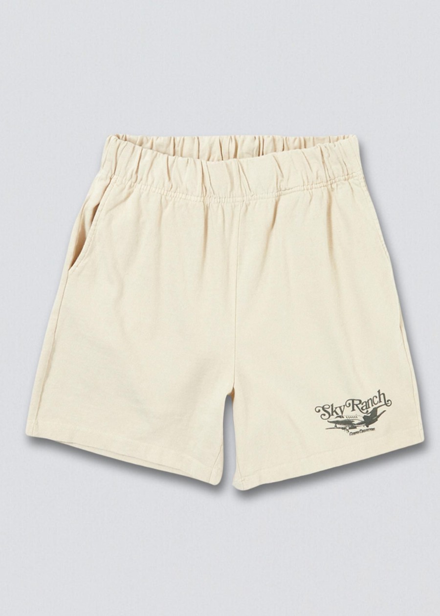 Men Coney Island Picnic | Sky Ranch Jersey Sweat Shorts Oatmeal