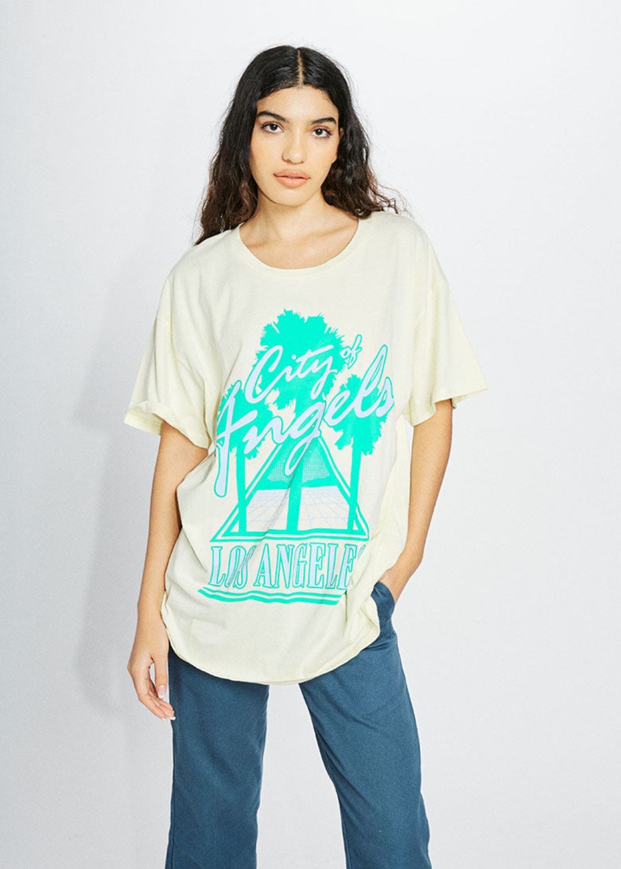 Women Coney Island Picnic | City Of Angels Graphic Short Sleeve Tee