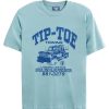 Men Coney Island Picnic | Tip-Toe Towing Short Sleeve Graphic Tee Blue