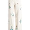 Women Coney Island Picnic | Country Club Floral Carpenter Pants Coconut Milk