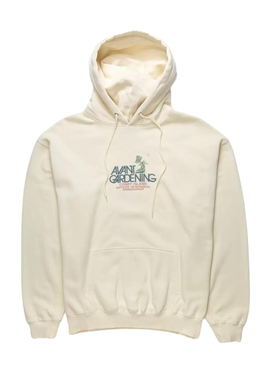 Men Coney Island Picnic | Avant Gardening Graphic Pullover Hoodie Almond Milk