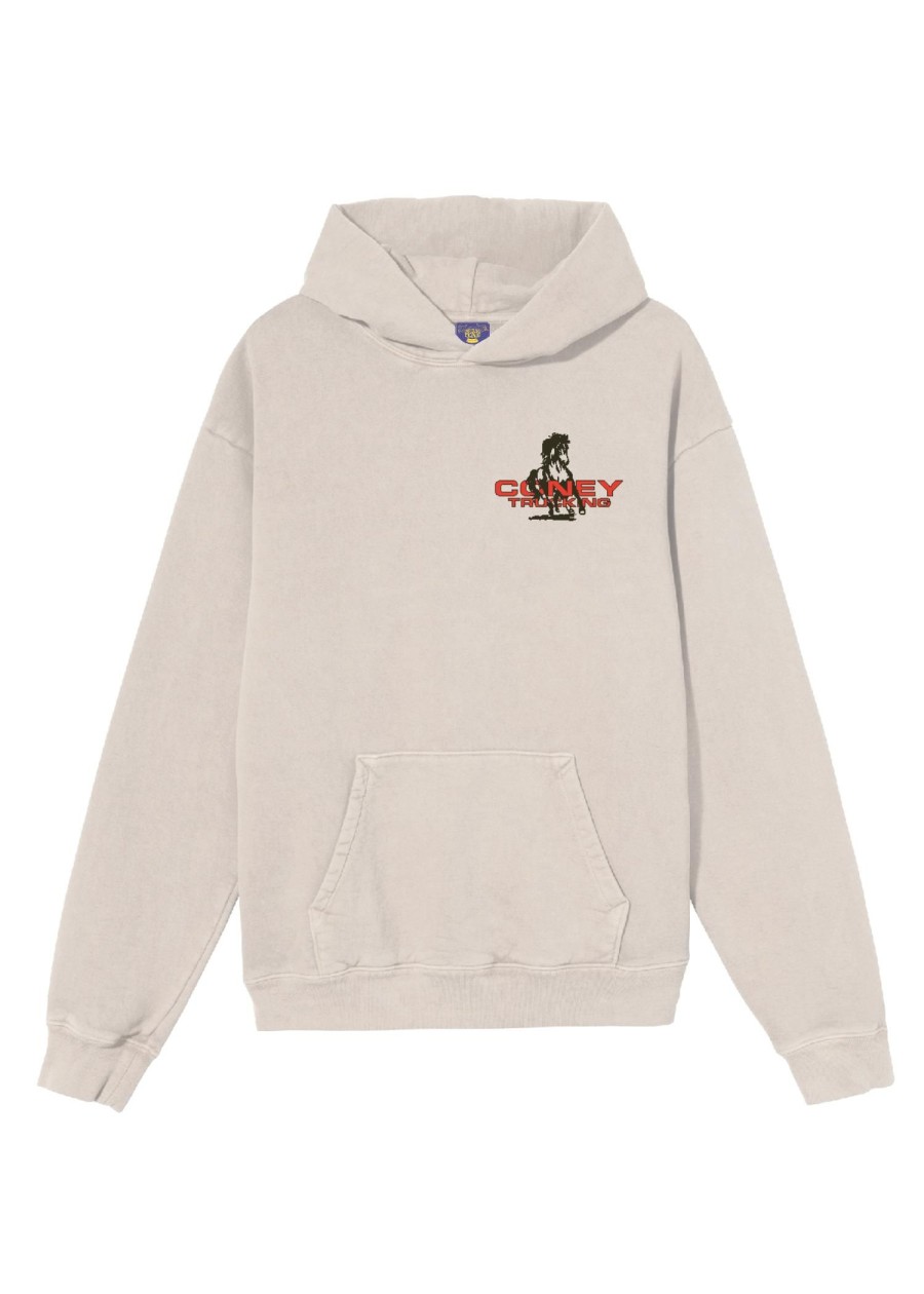 Men Coney Island Picnic | Steel Horse Graphic Pullover Hoodie Coconut Milk