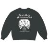 Women Coney Island Picnic | Death Metal Meditation Club Graphic Sweatshirt Black