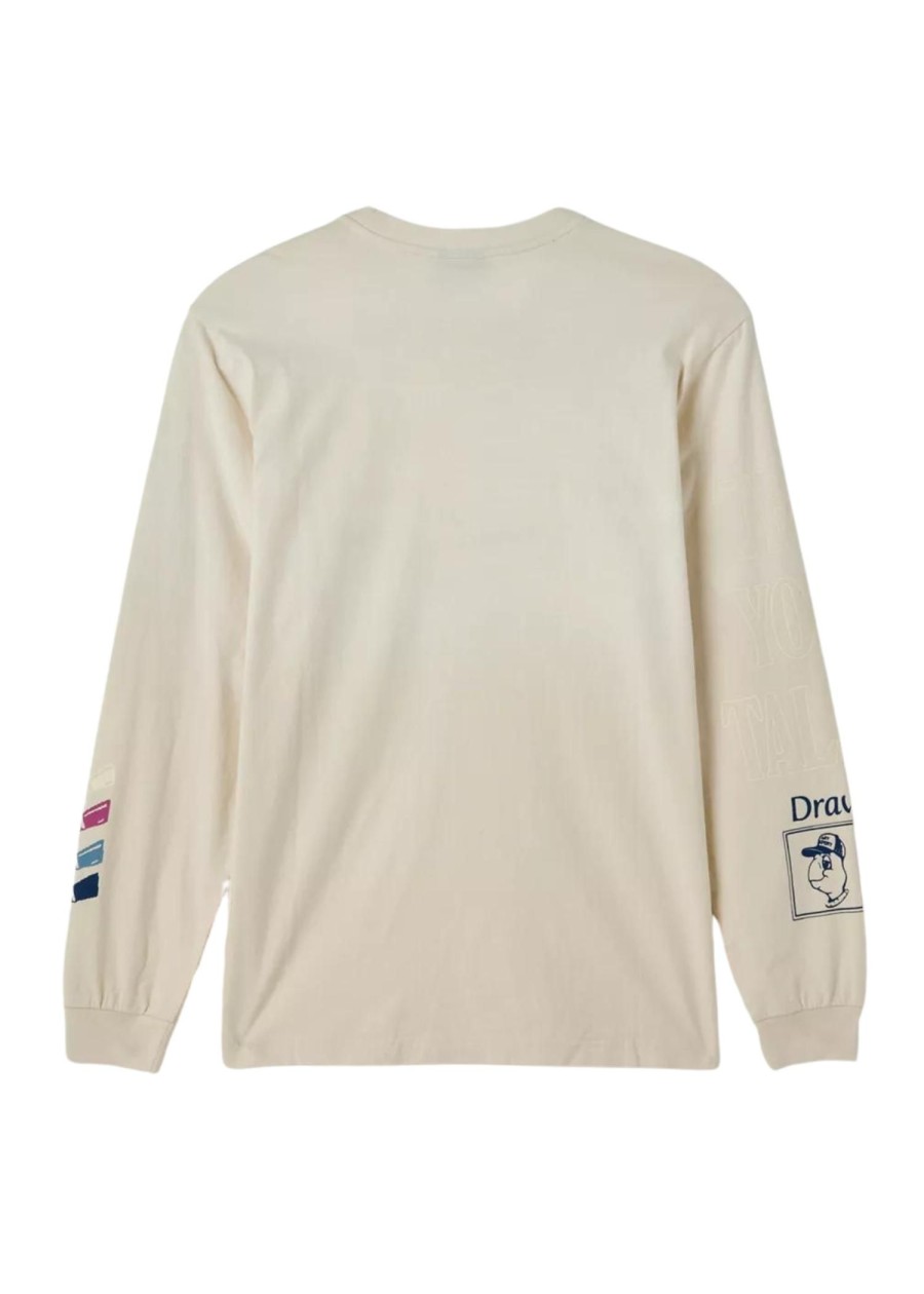 Men Coney Island Picnic | Art School Long Sleeve Tee Coconut Milk