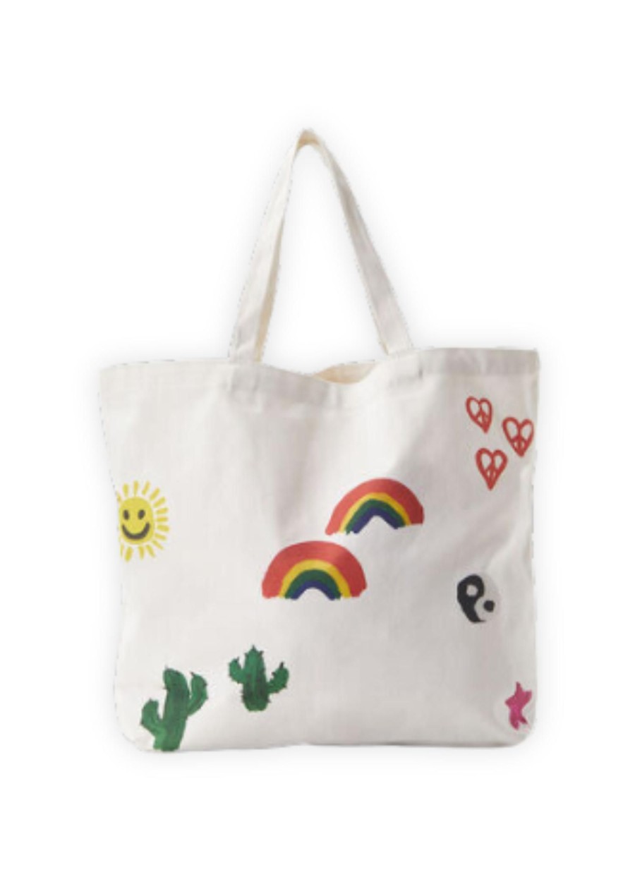 Accessories Coney Island Picnic | Art Doodles Tote Bag Coconut Milk