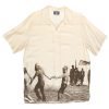 Men Coney Island Picnic | Utopia Usa Rayon Camp Shirt Almond Milk