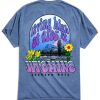 Women Coney Island Picnic | Wyoming Graphic Short Sleeve Tee Blue