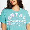 Women Coney Island Picnic | Montauk Tennis Club Crop Top