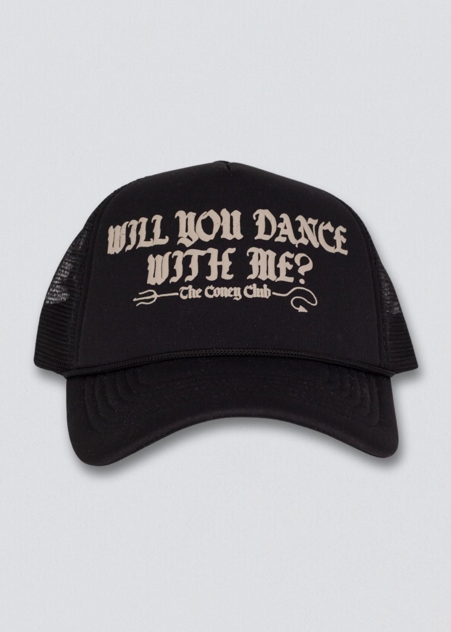 Men Coney Island Picnic | Dance With Me Trucker Hat Black