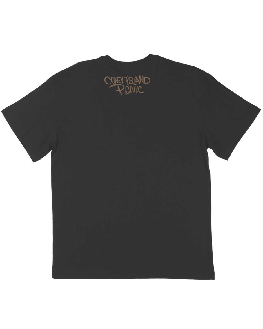 Men Coney Island Picnic | Avant Gardening Graphic Short Sleeve Tee Black