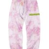 Men Coney Island Picnic | Wild And Free Graphic Sweatpants Tie Dye Pink