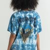 Women Coney Island Picnic | Yosemite Mountains Tie Dye Short Sleeve Tee Td Blue