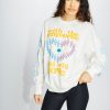 Women Coney Island Picnic | Universal Love Puff Print Sweatshirt