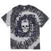 Men Coney Island Picnic | Life Is A Dream Skull Tie-Dye Graphic Tee Td Black