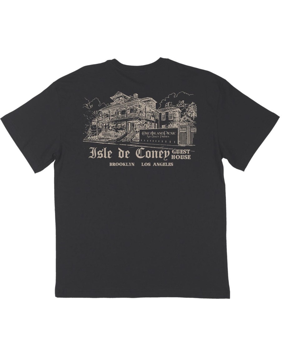 Men Coney Island Picnic | Isle De Coney Guest House Short Sleeve Graphic Tee