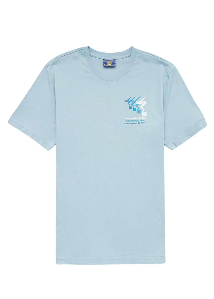 Men Coney Island Picnic | Aquatics Short Sleeve Graphic Tee Celestial Blue