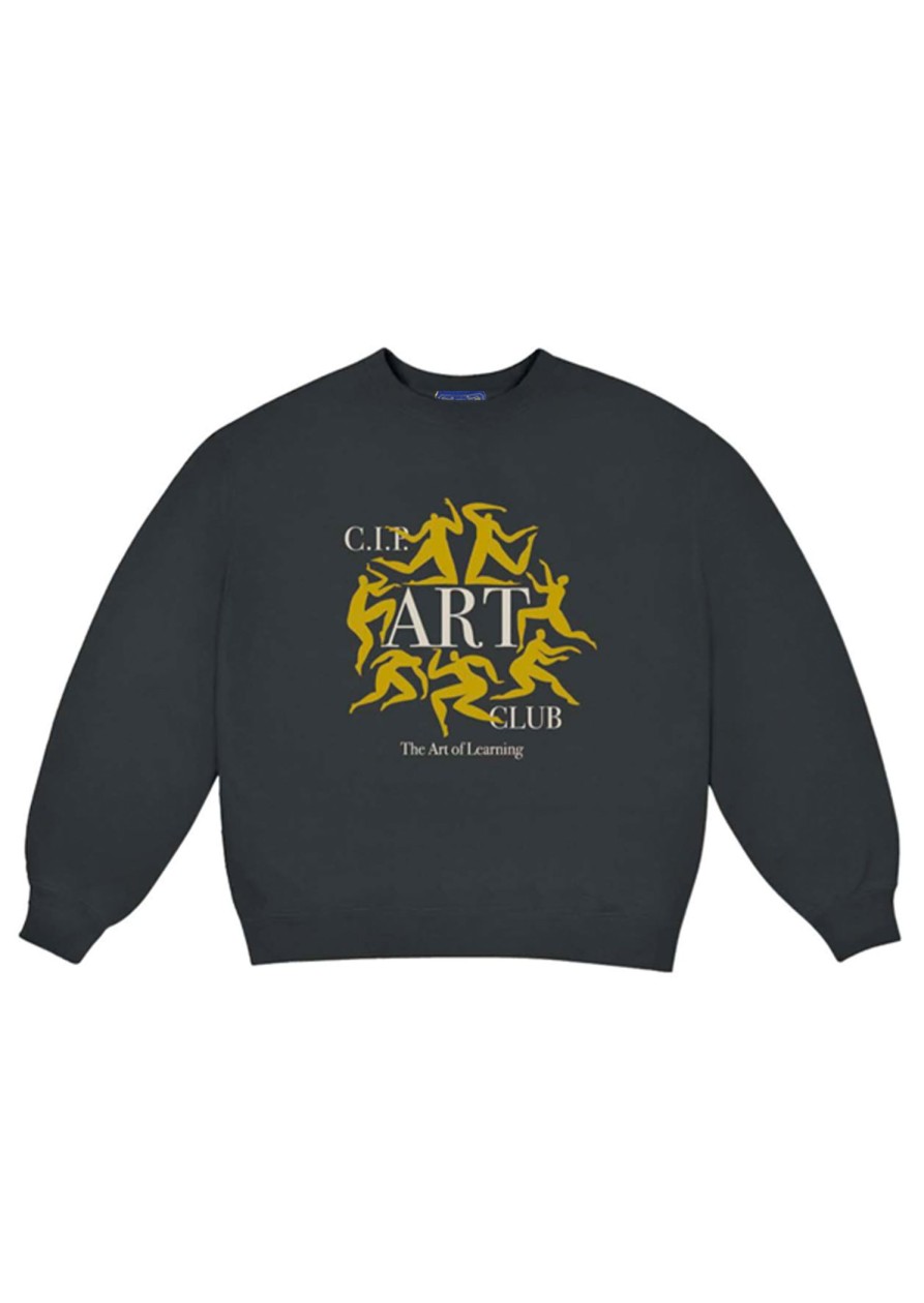 Women Coney Island Picnic | Cip Art Club Graphic Sweatshirt Black