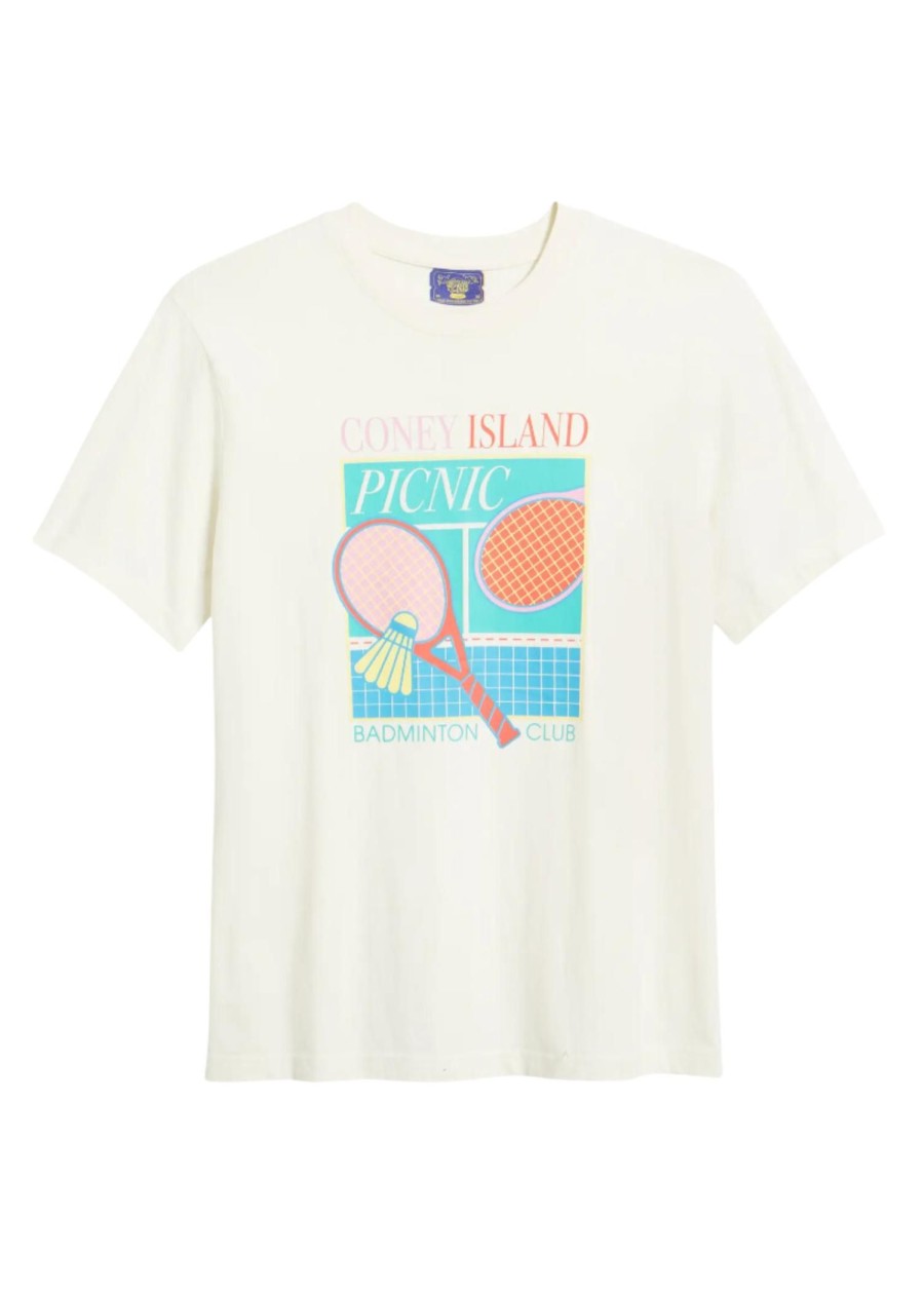 Men Coney Island Picnic | Cip Badminton Club Graphic Short Sleeve Tee