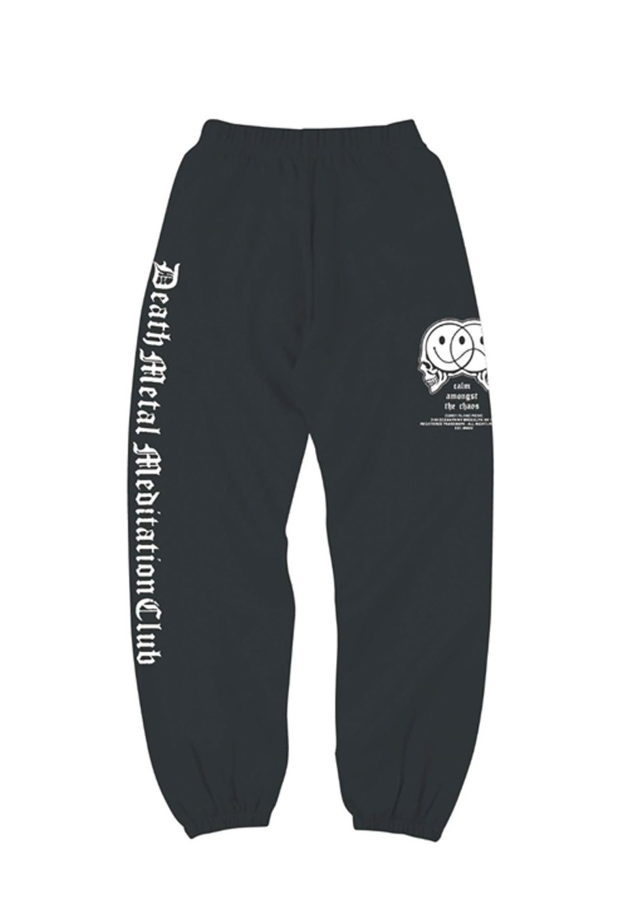 Women Coney Island Picnic | Death Metal Meditation Club Graphic Sweatpants Black