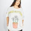 Women Coney Island Picnic | Come Outside Puff Print Graphic Short Sleeve Tee