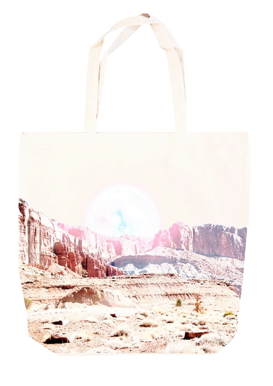 Accessories Coney Island Picnic | Space Scape Tote Bag Coconut Milk