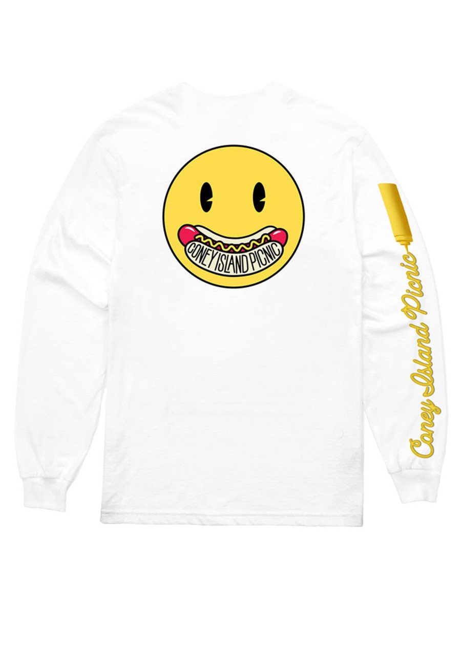 Men Coney Island Picnic | Footlong Graphic Long Sleeve Tee