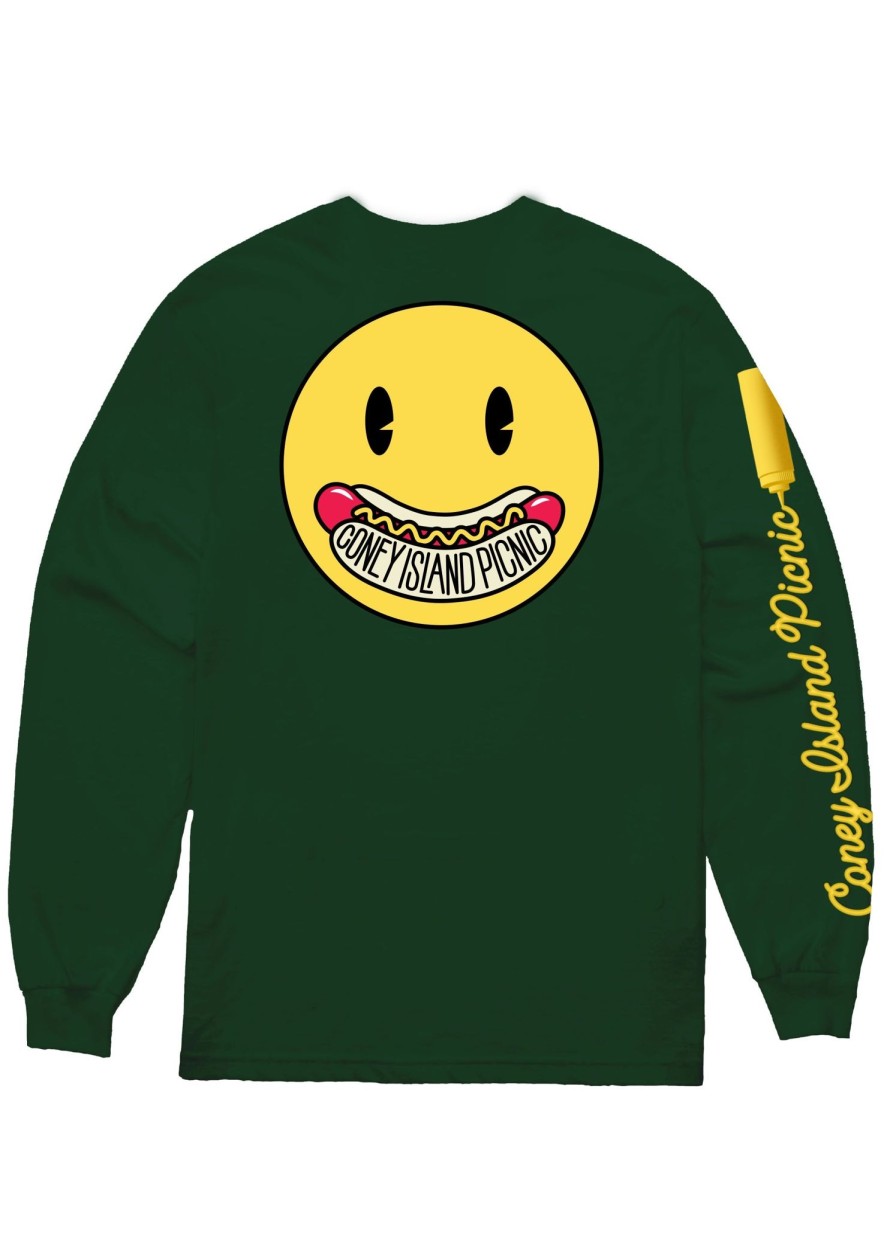 Men Coney Island Picnic | Footlong Graphic Long Sleeve Tee