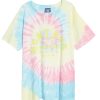 Women Coney Island Picnic | Montauk Tennis Club Graphic Short Sleeve Tee Tie Dyed