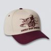 Men Coney Island Picnic | Saddle Shop Speedway Snapback Hat Cream/Maroon