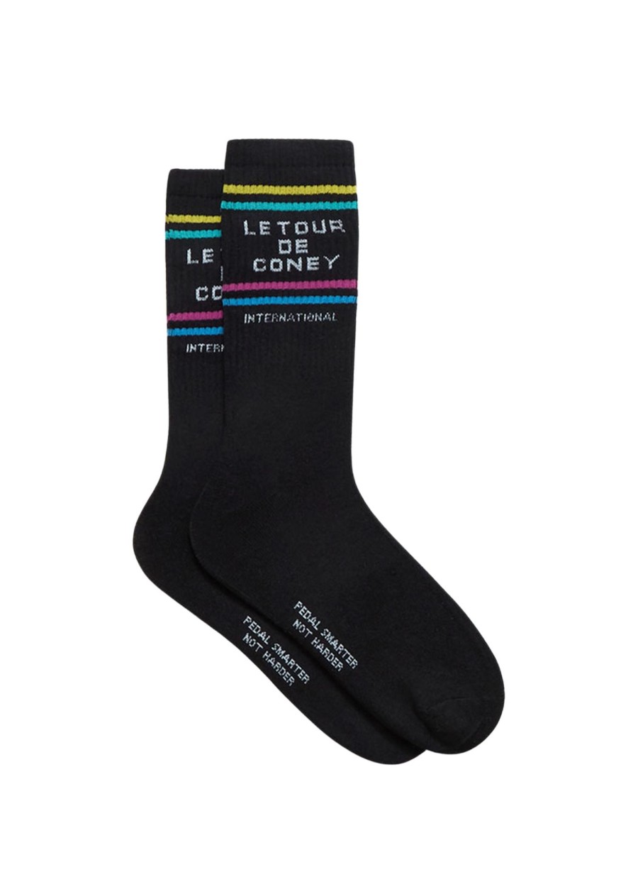 Accessories Coney Island Picnic | Le Tour De Coney Socks Black