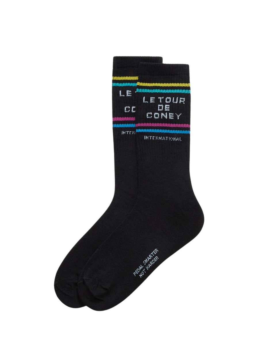 Accessories Coney Island Picnic | Le Tour De Coney Socks Black