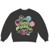 Men Coney Island Picnic | Users Guide Puff Print Graphic Sweatshirt Black