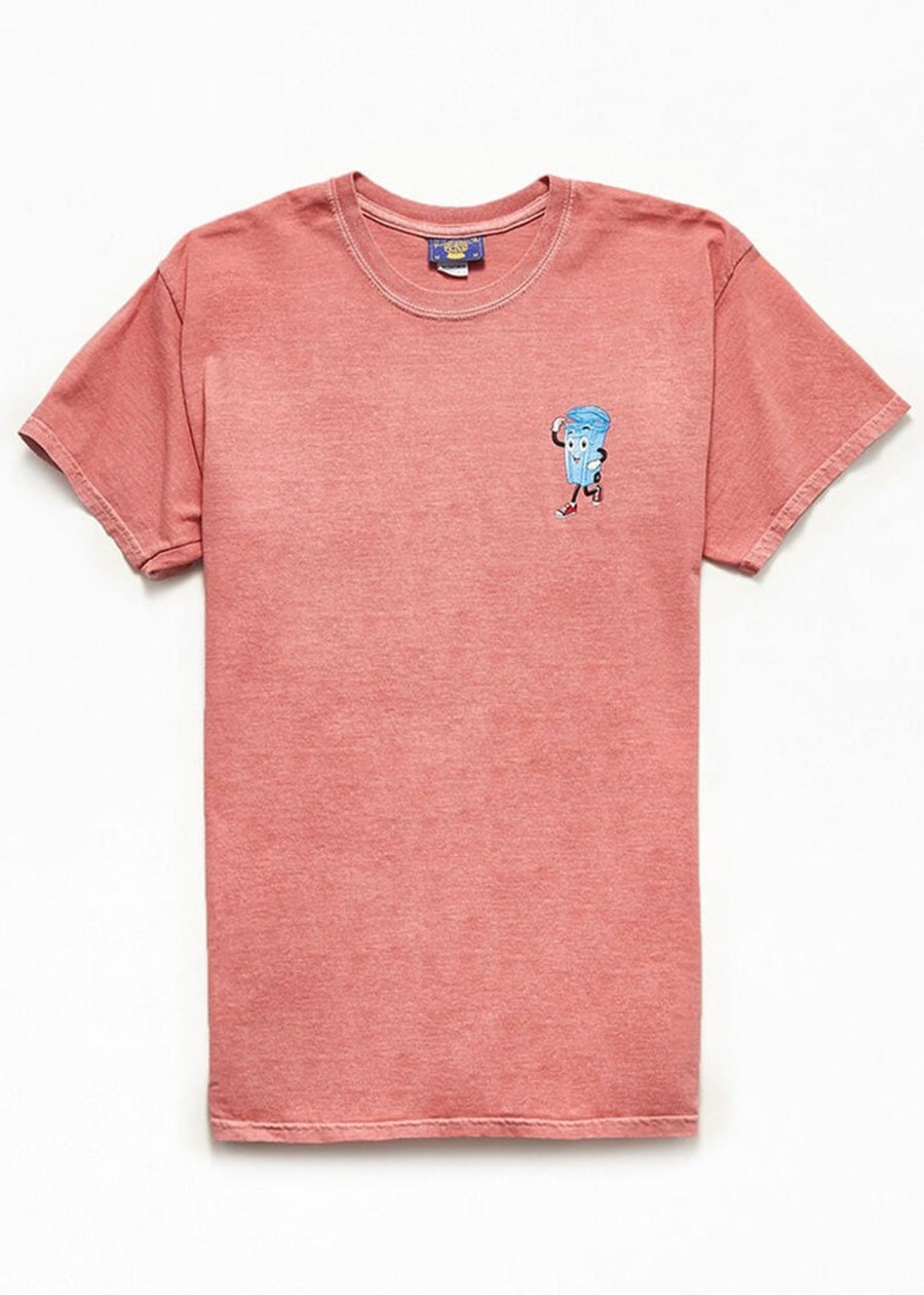 Men Coney Island Picnic | Litter Stinker Graphic Short Sleeve Tee Pink