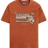 Men Coney Island Picnic | Saloon Short Sleeve Graphic Tee Rust