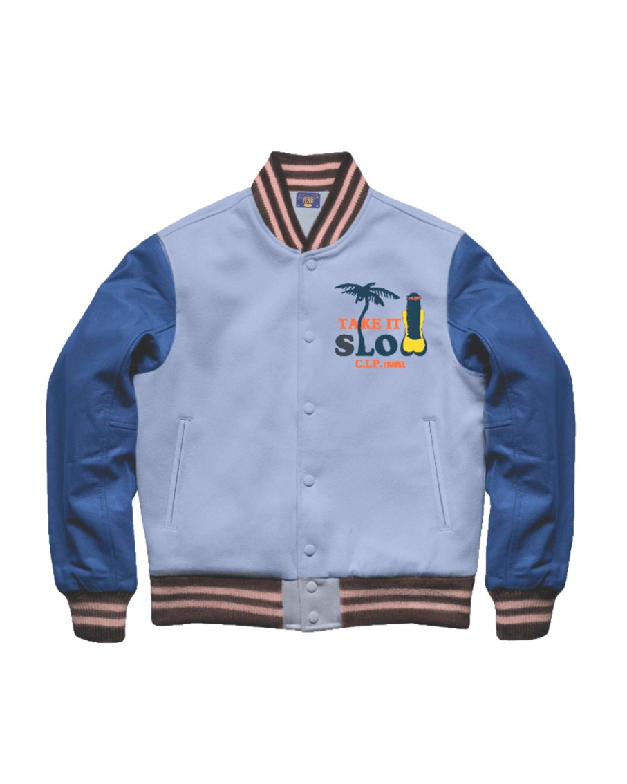 Men Coney Island Picnic | Cip Travel Service Varsity Jacket Kentucky Blue