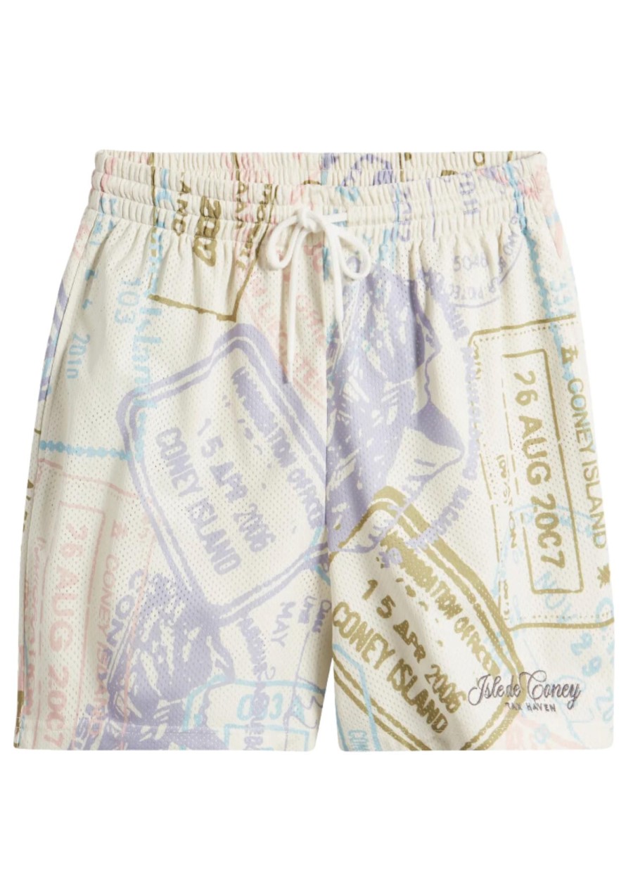 Men Coney Island Picnic | Passport Mesh Shorts Coconut Milk