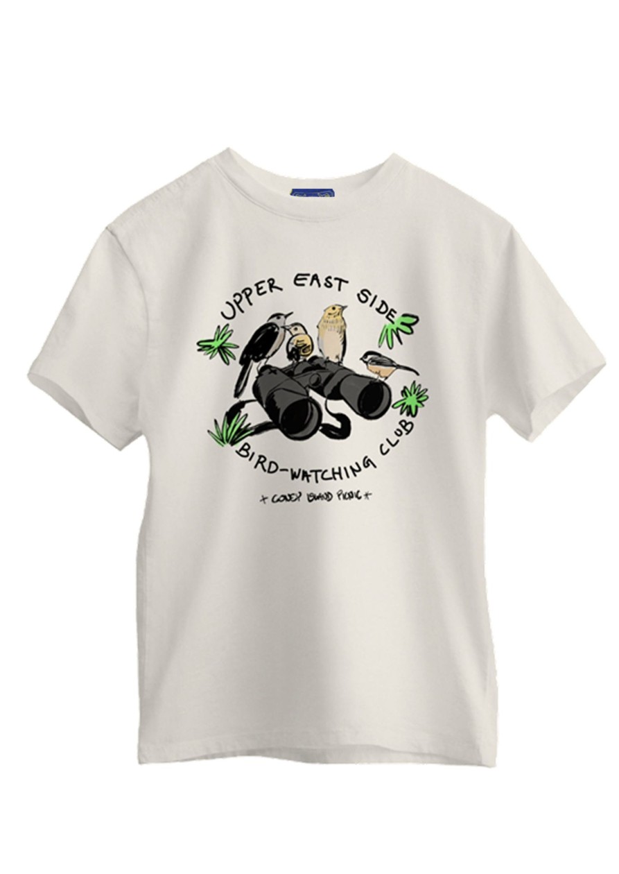 Women Coney Island Picnic | Upper East Side Short Sleeve Boyfriend Tee Coconut Milk