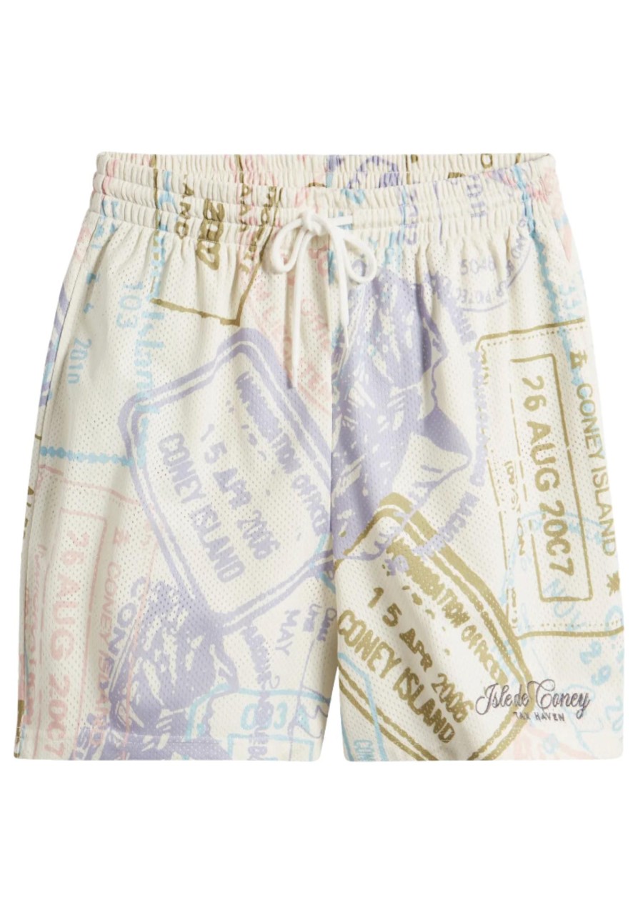 Men Coney Island Picnic | Passport Mesh Shorts Coconut Milk