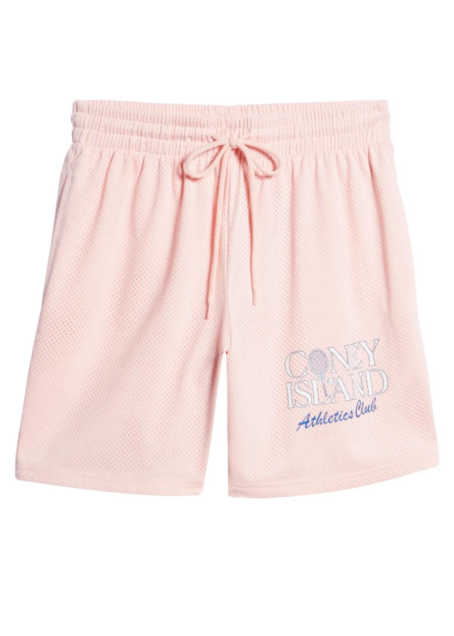 Men Coney Island Picnic | Coney Island Athletics Club Graphic Mesh Shorts