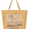 Accessories Coney Island Picnic | Coney Island Athletics Club Tote Bag Tan