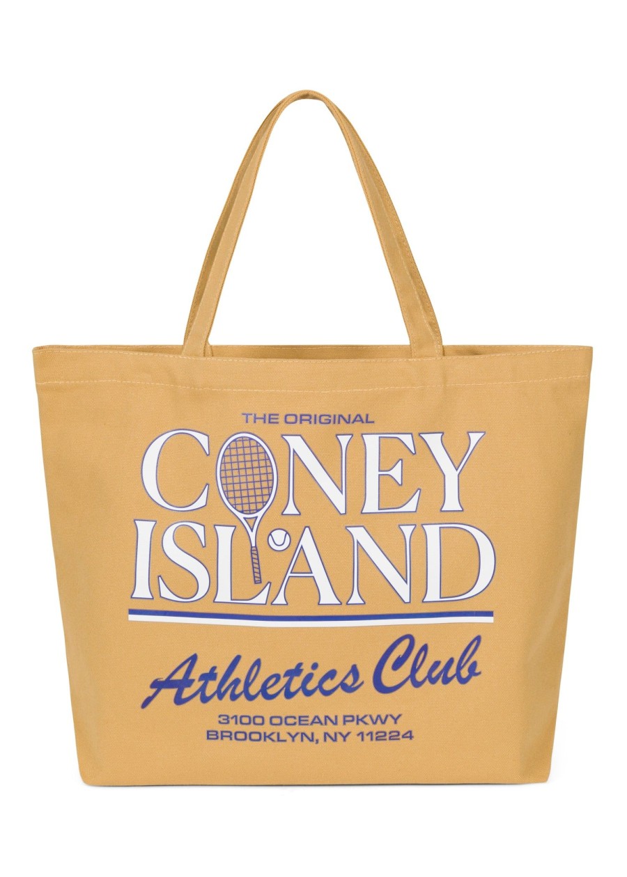 Accessories Coney Island Picnic | Coney Island Athletics Club Tote Bag Tan