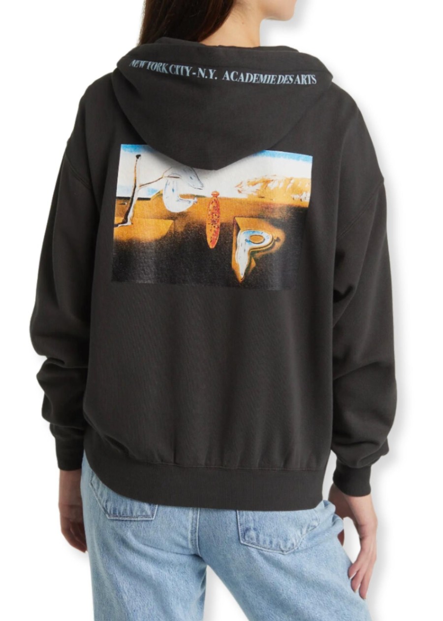 Women Coney Island Picnic | L'Art Zip-Up Hoodie Black