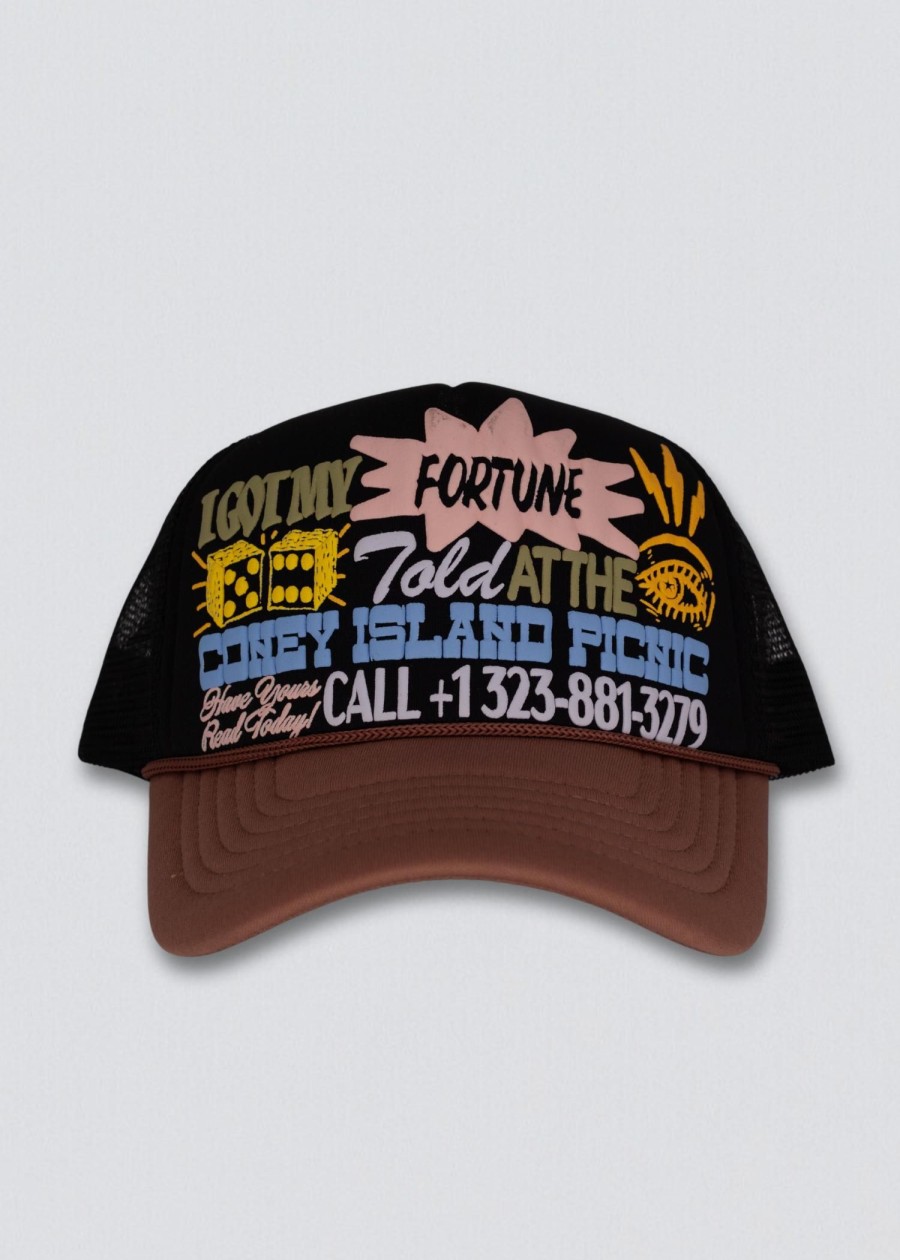 Men Coney Island Picnic | Fortune Trucker Hat Black