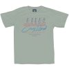 Men Coney Island Picnic | Leisure Graphic Short Sleeve Tee Moss Green