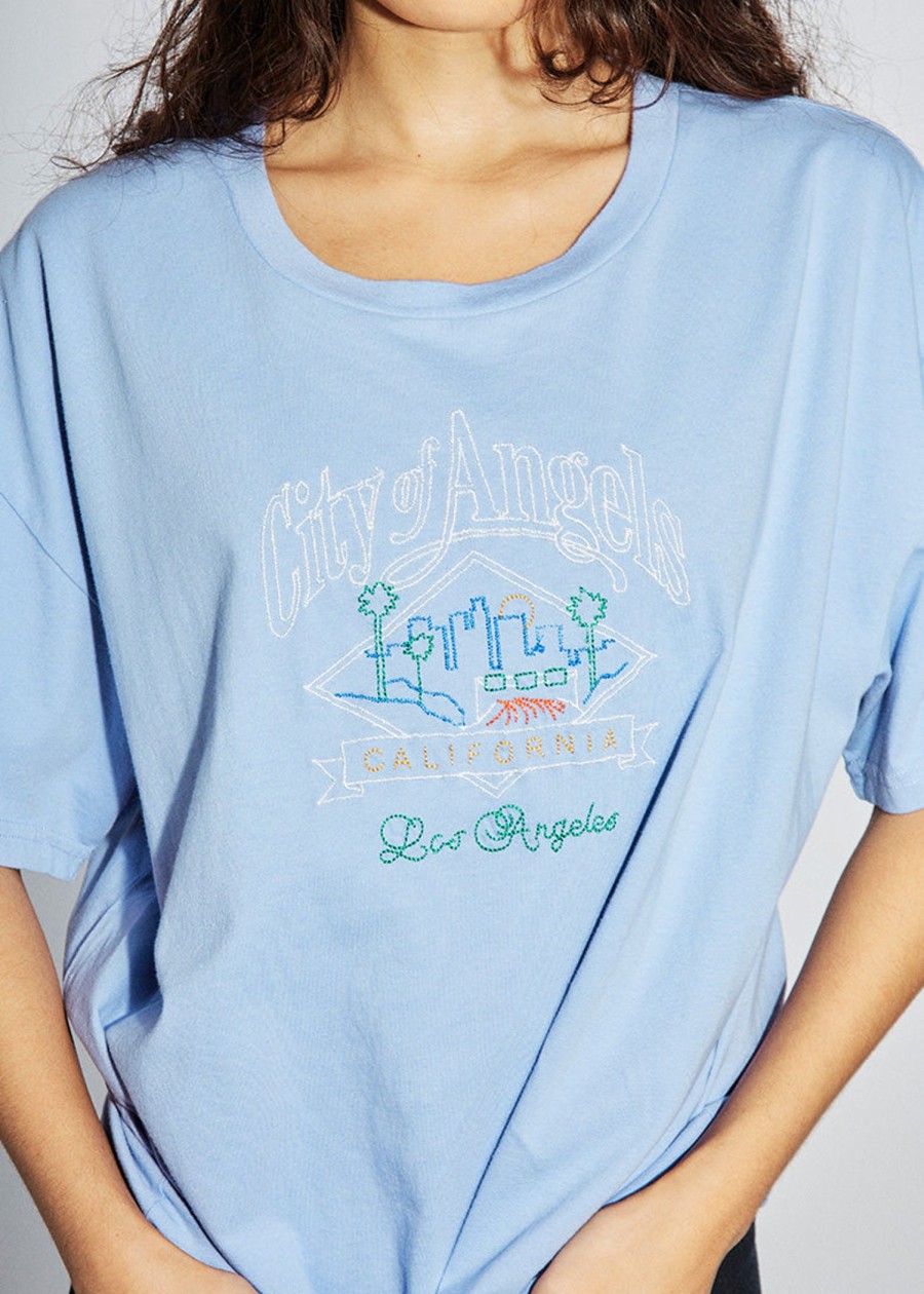 Women Coney Island Picnic | La City Of Angels Graphic Short Sleeve Tee