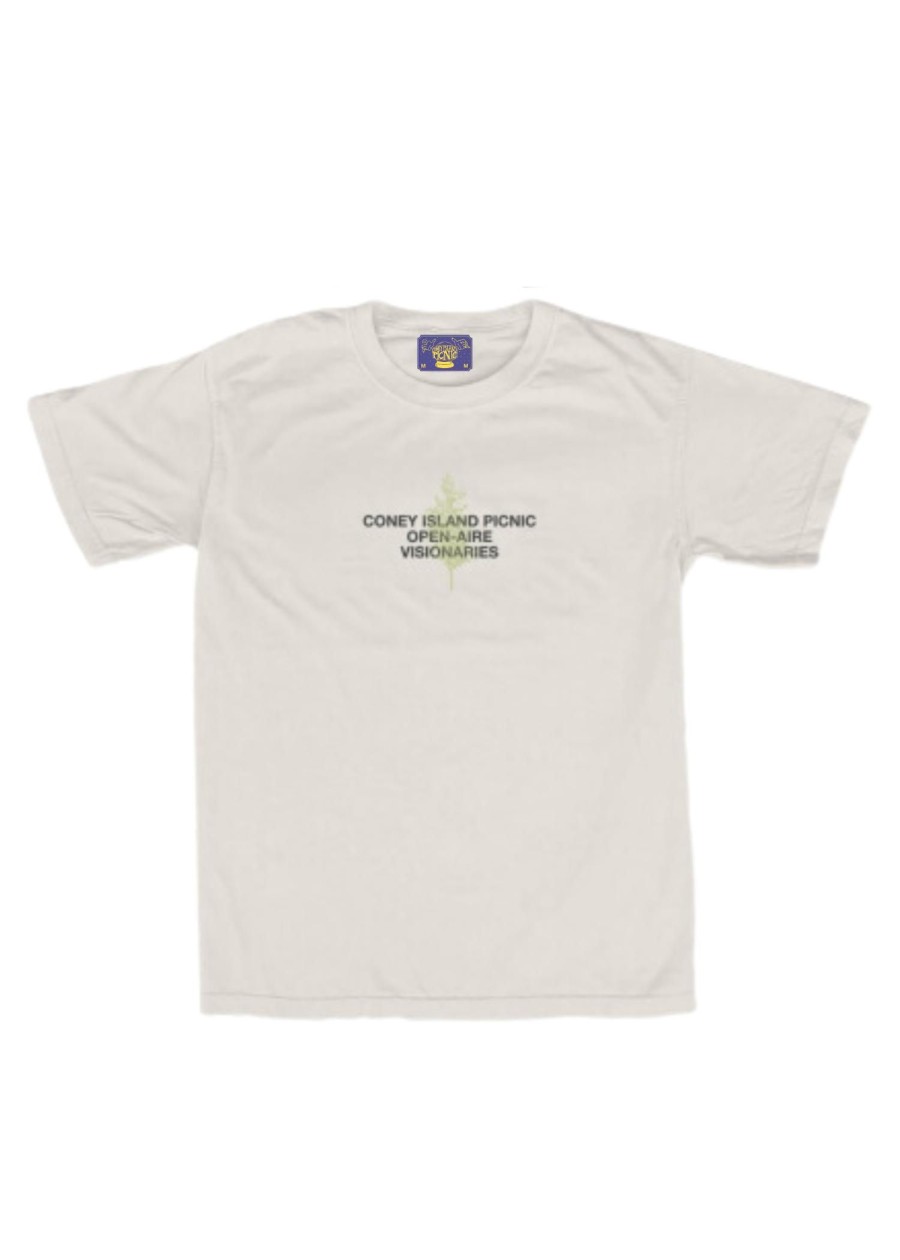 Women Coney Island Picnic | Cip Open-Aire Visionaries Short Sleeve Boyfriend Tee Coconut Milk