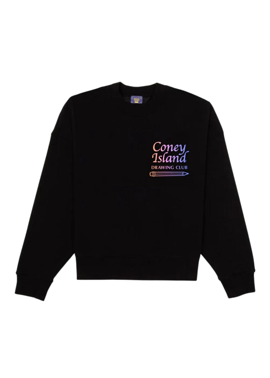 Men Coney Island Picnic | Coney Island Drawing Club Graphic Sweatshirt