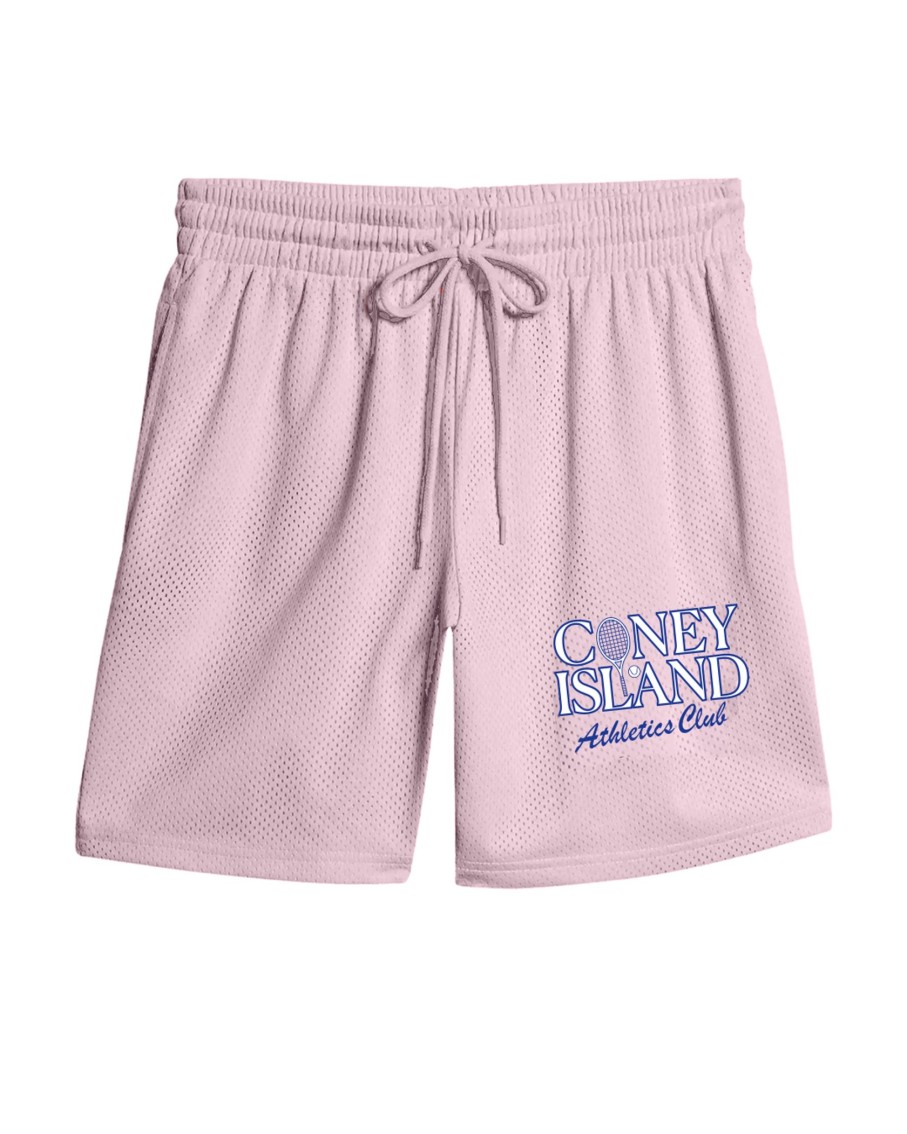 Men Coney Island Picnic | Coney Island Athletics Club Graphic Mesh Shorts