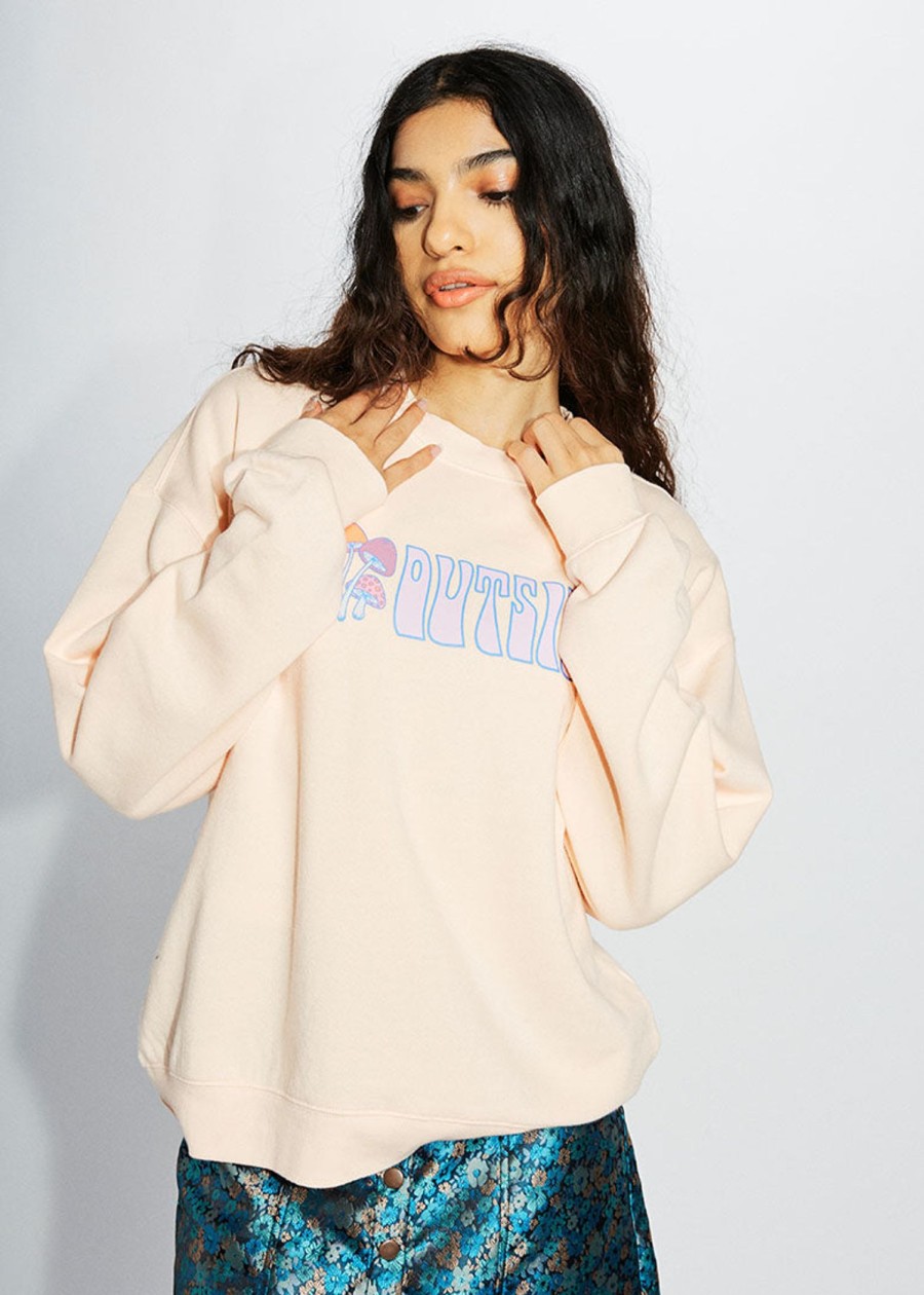 Women Coney Island Picnic | Go Outside Sweatshirt Light Pink